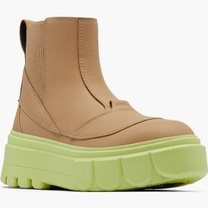 Sorel Caribou x Waterproof Platform Chelsea Boots